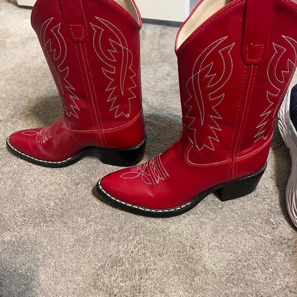 Red Western Cowboy Boots